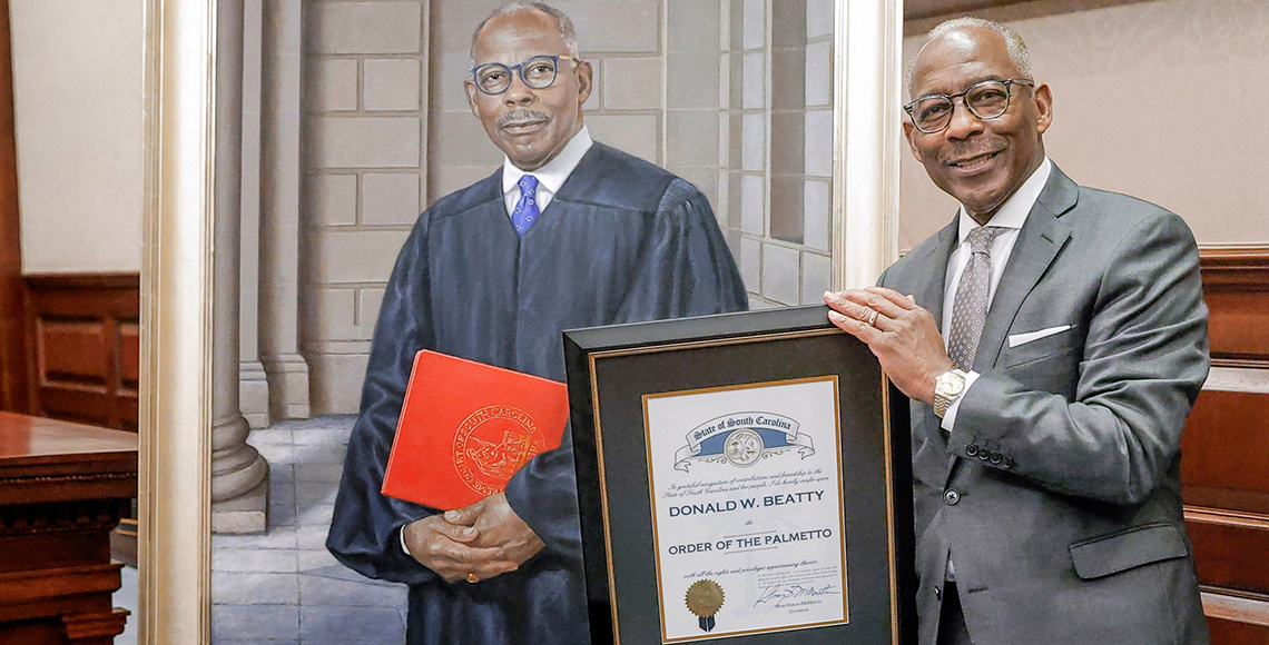 Beatty's portrait unveiling