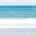 Ocean with grid overlay